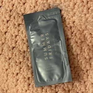Summer Fridays Hydrating Jet Lag Mask Sample Sachet
